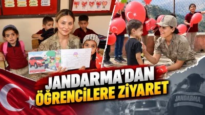 JANDARMA&rsquo;DAN &Ouml;ĞRENCİLERE ZİYARET