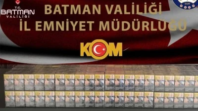 KAÇAK SİGARA OPERASYONU: 2300 PAKET ELE GEÇİRİLDİ
