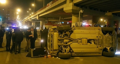 Kavşakta zırhlı kaza
