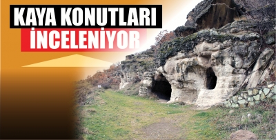 Kaya Konutları inceleniyor