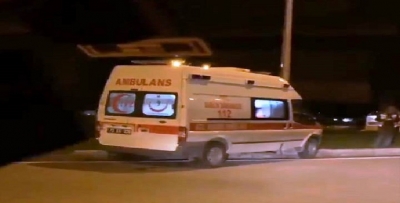 KAZAYA GİDERKEN KAZA GEÇİRDİ