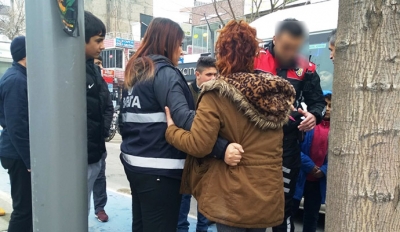 Kızların kavgası karakolda bitti