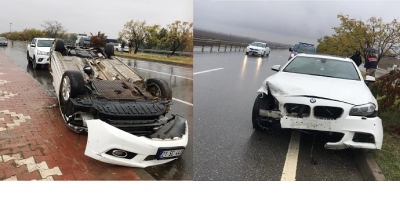 KÖY YOLUNDA 20 DAKİKA ARAYLA 2: KAZA