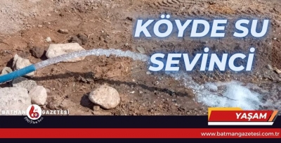 KÖYDE SU SEVİNCİ