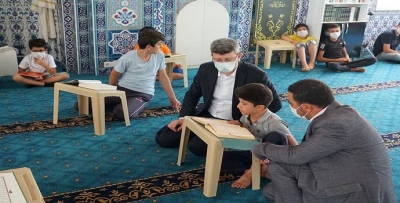 KURAN KURSUNA ANLAMLI ZİYARET