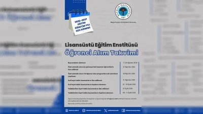 LİSANS&Uuml;ST&Uuml; EĞİTİM HAYALİ KURANLAR DİKKAT!