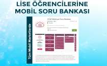 Lise öğrencileri için 15 bin soruluk mobil soru bankası 