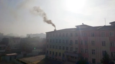 MAHALLE SAKİNLERİ OKULA DOĞALGAZ İSTİYOR