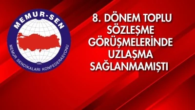 MEMUR-SEN'DEN KRİTİK KARAR 