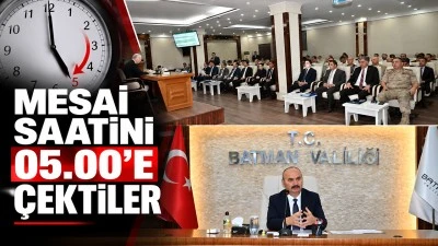 Mesai saatini 05.00&rsquo;e &ccedil;ektiler