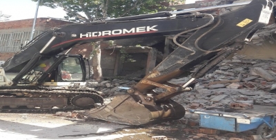 METRUK BİNA YIKILDI