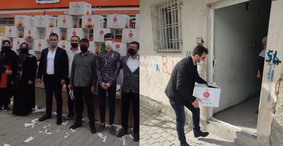 MHP 1500 yardım kolisi dağıttı