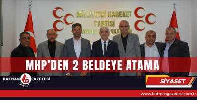 MHP’DEN 2 BELDEYE ATAMA