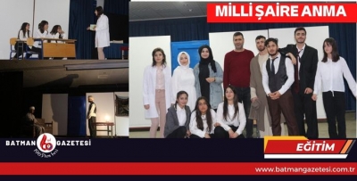 MİLLİ ŞAİRE ANMA