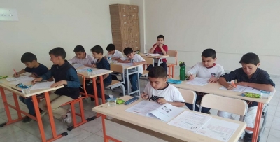 MİNİK HAFIZ ADAYLARI SINAVDA TER DÖKTÜ