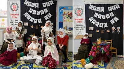 MİNİKLERDEN B&Uuml;Y&Uuml;KLERİNE VEFA DOLU BULUŞMA