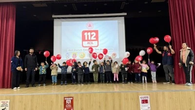 MİNİKLERE 112 BİLİNCİ AŞILANDI