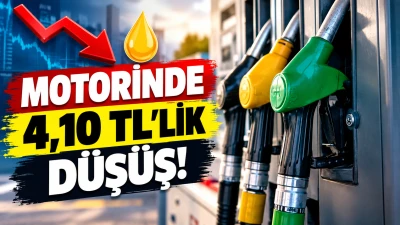 MOTORİNDE 4,10 TL&rsquo;LİK D&Uuml;Ş&Uuml;Ş!