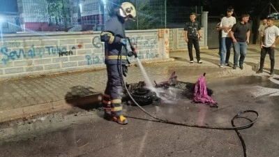 MOTOSİKLET HURDAYA DÖNDÜ