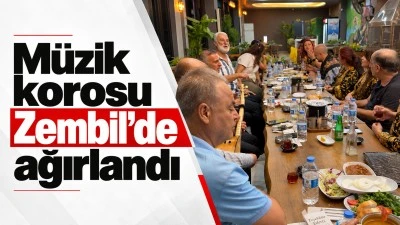 M&uuml;zik korosu Zembil&rsquo;de ağırlandı