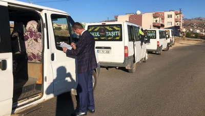 Okul servisleri sıkı denetlendi