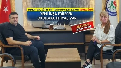 ÖNLÜ:EN BÜYÜK SORUN GÜVENLİK VE OKUL EKSİKLİĞİ