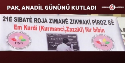 PAK, ANADİL GÜNÜNÜ KUTLADI