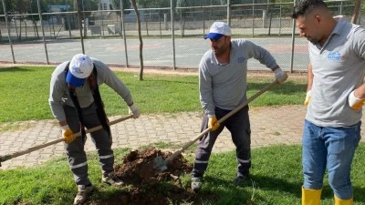 PARK VE BAHÇELERDE YOĞUN MESAİ