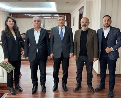 PETROL CİTY AVM YÖNETİCİLERİ VALİ ŞAHİN’İ ZİYARET ETTİ
