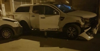 POLİS OTOSU KAZA YAPTI