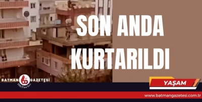 POLİSLER GENÇ KIZI SON ANDA KURTARDI