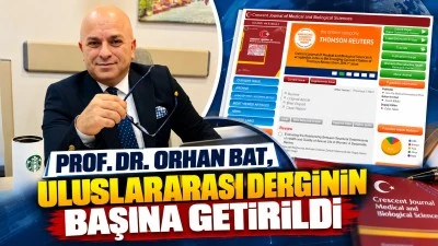 Prof. Dr. Orhan Bat, uluslararası derginin başına getirildi