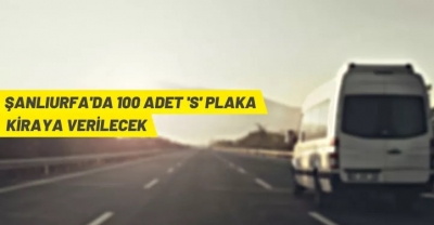 ‘S’ PLAKA KİRALAMA İŞİ