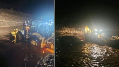 SAĞANAK YOLU G&Ouml;LE &Ccedil;EVİRDİ