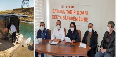 SAĞLIKÇILAR KÖYLERDEKİ SU SORUNUNA DİKKAT ÇEKTİ