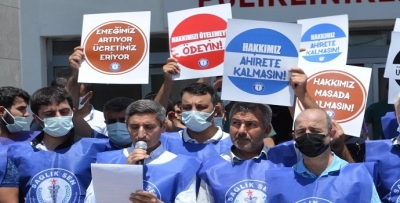 SAĞLIKÇILAR TALEPLERİNİ SIRALADI