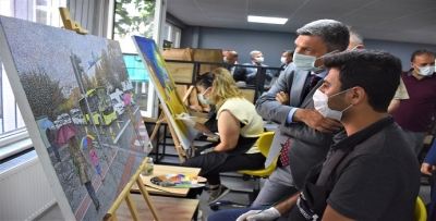SANAT MERKEZİ'NİN AÇILIŞI YAPILDI