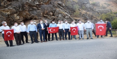 ŞEHİT EDİLDİKLERİ KÖPRÜDE ANILDILAR