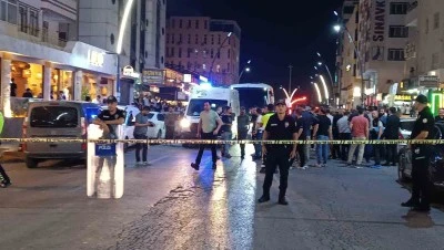 SİLAHLI KAVGADA OLAYA MÜDAHALE EDEN POLİS YARALANDI