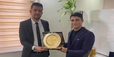 SONGUR’DAN, ERPOLAT’A TEŞEKKÜR PLAKETİ