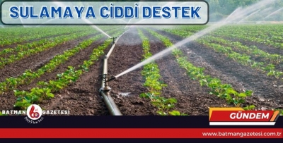 SULAMAYA CİDDİ DESTEK