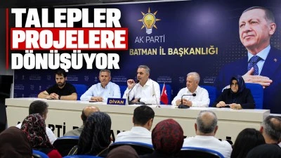 Talepler projelere d&ouml;n&uuml;ş&uuml;yor