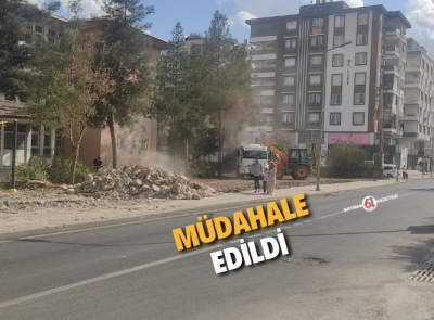 Tehlikeli duvara müdahale
