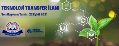 TEKNOLOJİ TRANSFER İLANI