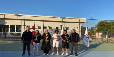 TENİS TURNUVASI SONA ERDİ