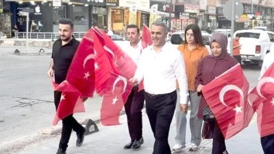 TERÖRSÜZ TÜRKİYE İÇİN BAYRAKLA BULUŞUYORUZ