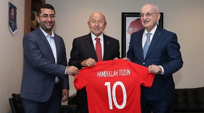 TFF Başkanına ziyaret