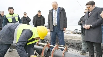 TOKİ B&ouml;lgesine Yeni İ&ccedil;me Suyu Hattı
