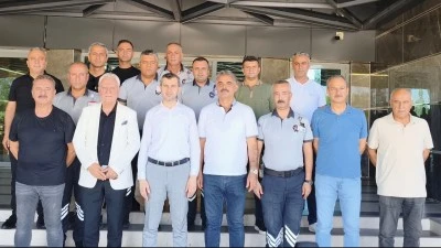 TP B&Ouml;LGE M&Uuml;D&Uuml;R&Uuml; KARATAŞ G&Uuml;VENLİK PERSONELİYLE BULUŞTU