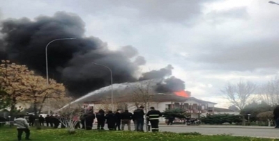 TPAO'DA BÜYÜK YANGIN, KRİSTAL PARK YANIYOR!